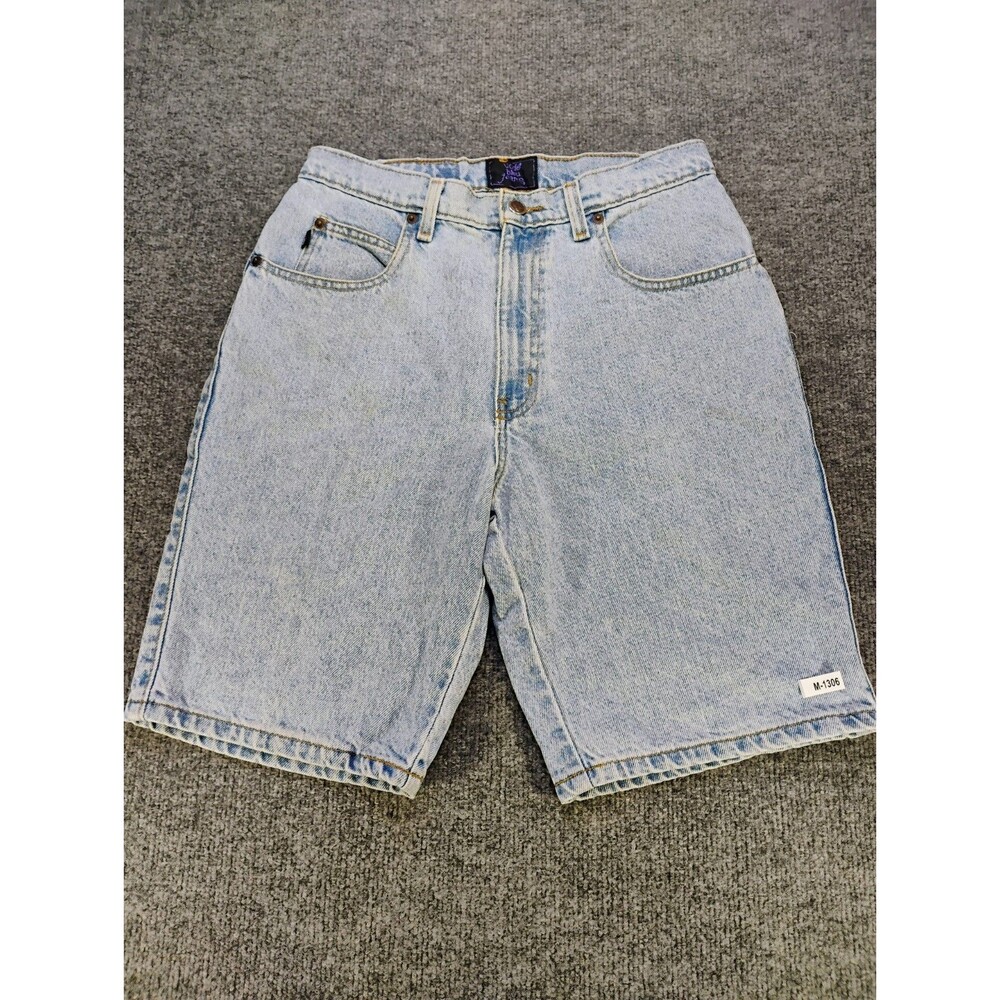 Vintage Code Bleu Jeans Womens Size 10 High Rise Light Wash Denim Bermuda Shorts